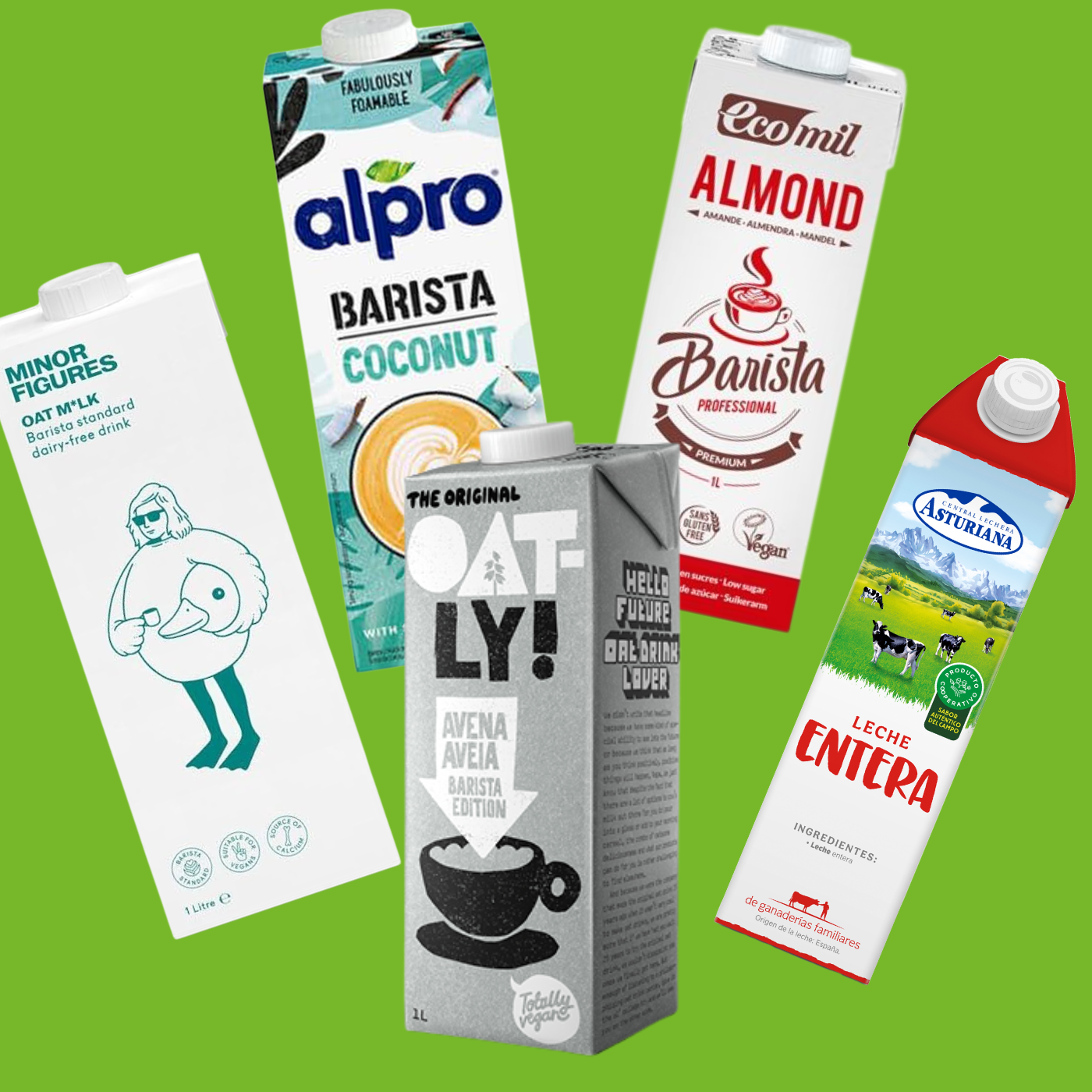 Las 5 Mejores Leches para Hacer el Matcha Latte Perfecto (Probadas y Aprobadas)