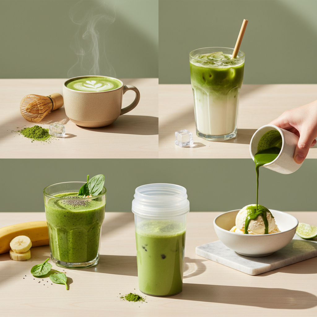 5 recetas con matcha en menos de 5 minutos