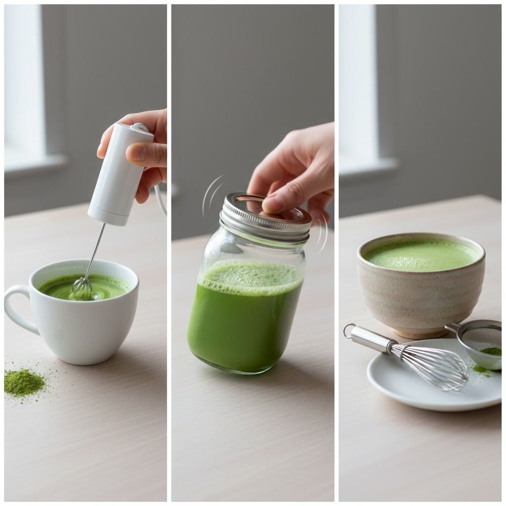 Cómo preparar matcha sin batidor (tres métodos perfectos)